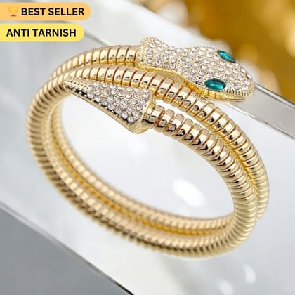 Golden Snake Bracelet