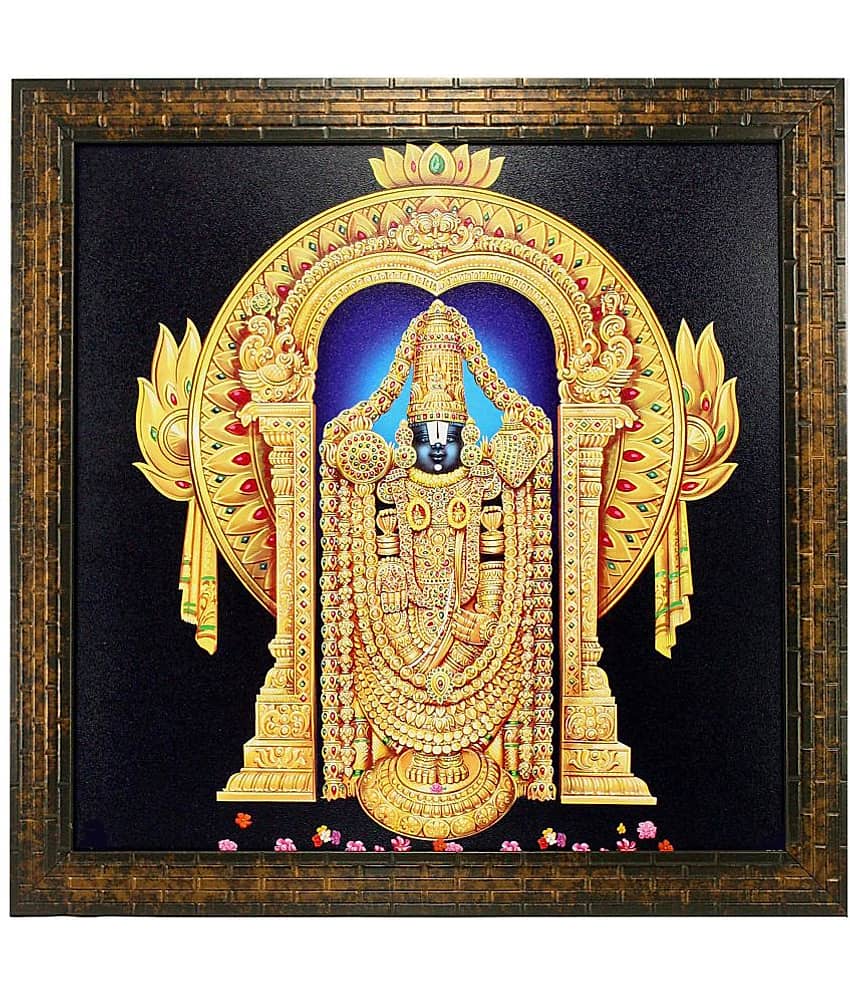 Indianara Synthetic Painting With Frame