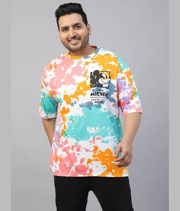 Veirdo Pack of 1 100% Cotton Oversized Fit Men's T-Shirt ( Multicolor )