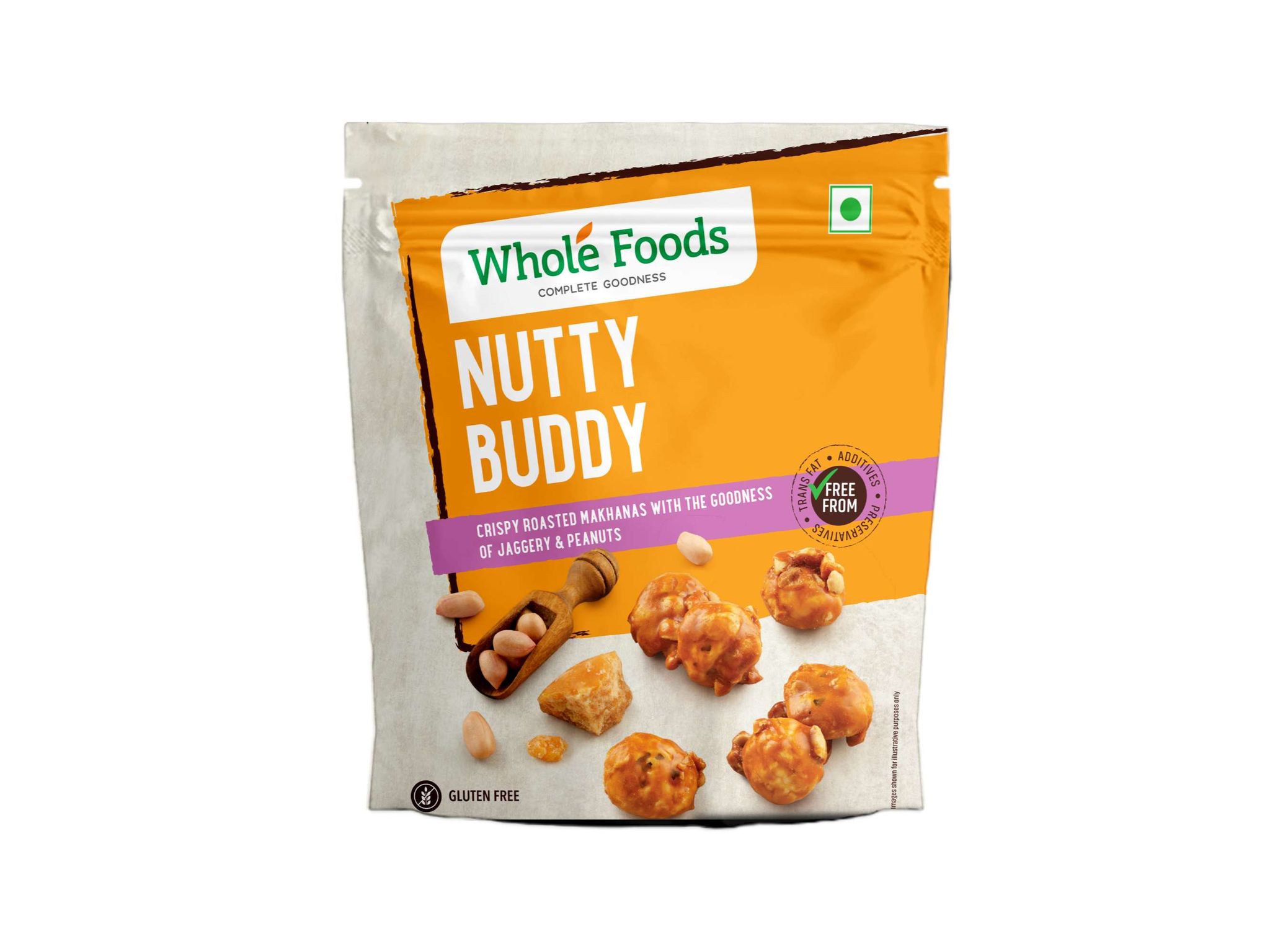 Whole Foods Crispy Roasted Makhanas | Nutty Buddy - 70G