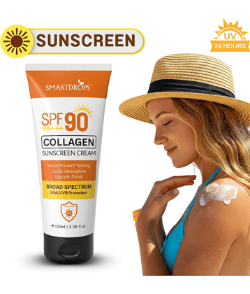 Smartdrops SPF 90 Sunscreen Cream For Dry Skin ( Pack of 1 )
