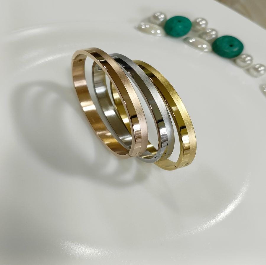 Set of Three Stainless Steel Unisex Kada- STKD 4150