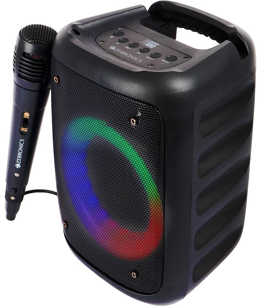 Zebronics Zeb-Buddy 100 15 W Bluetooth Speaker Bluetooth v5.0 with SD card Slot Playback Time 5 hrs Black