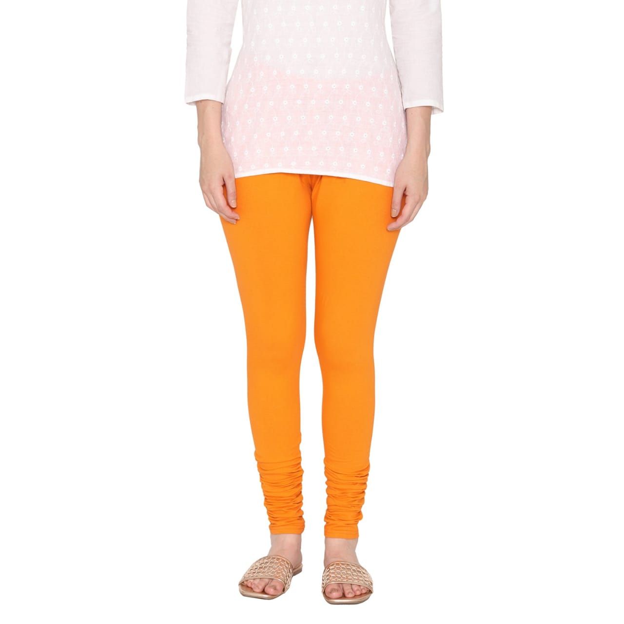 LADIES VISCOSE LYCRA CHURIDAR LEGGINGS (Size -L)