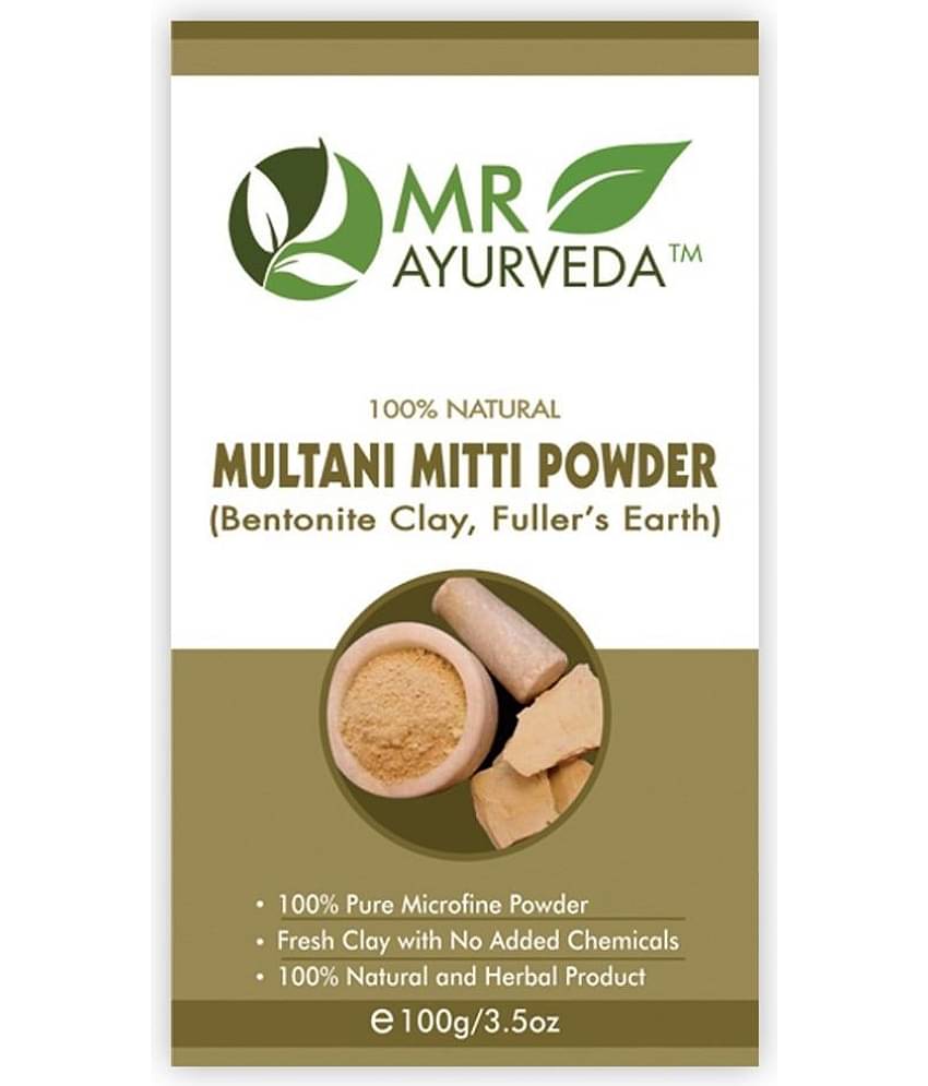 MR Ayurveda Multani Mitti Powder for Acne and Pimples Face Pack Masks 100 gm