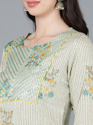 Beige Cotton Straight Kurta VCK8575 Beige Cotton Straight Kurta VCK8575