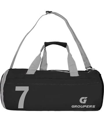 GROUPERS Polyester BLACK 22 Ltrs Gym Bag