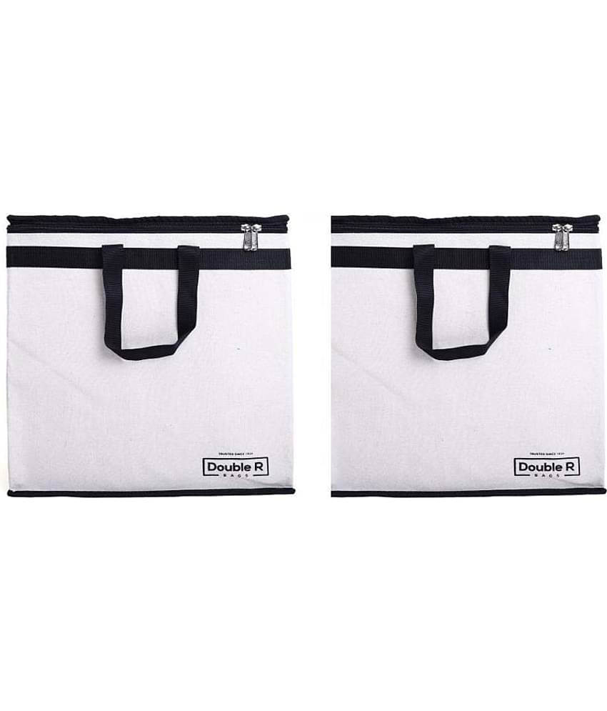 Double R - White Canvas Storage Bag & Trunk