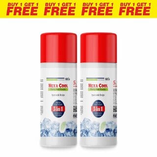 (Buy 1 Get 1 Free) Indkus Nexa Cool Prickly Heat Relief 5-in-1 Menthol Cooling Powder â€“ 100g 