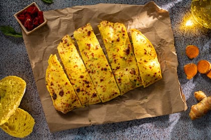 Turmeric Sourdough Garlic Pizza Sticks