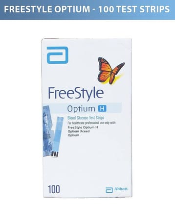 Abbott Freestyle Optium H Glucometer 100 Test Strip(Pack of 1)