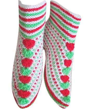 KC Store - Multicolor Woollen Women's Ankle Length Socks ( Pack of 1 )