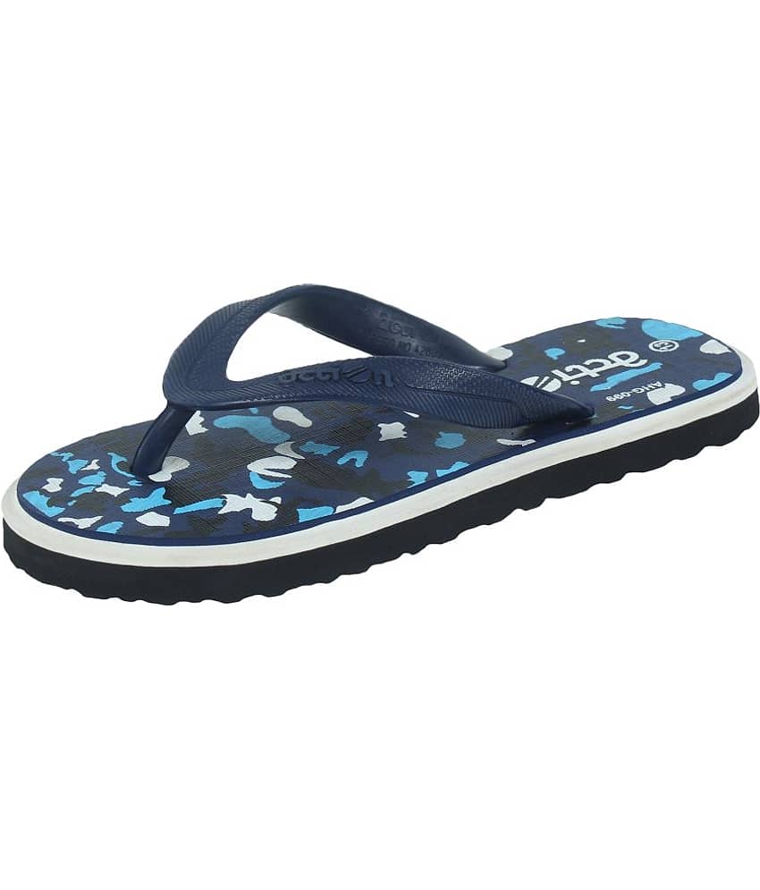 Action Blue Men's Daily Slipper