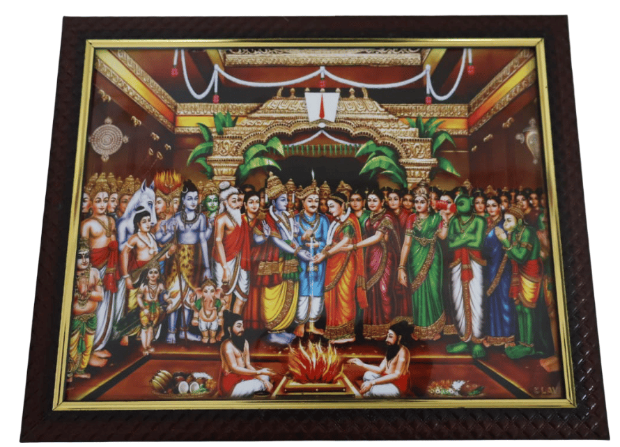 Hindu Wedding Ceremony Framed Art Print