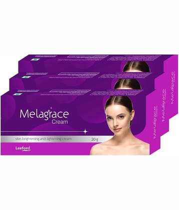 Leeford Melagrace Cream for Skin Brightening 60g each Pack of 3