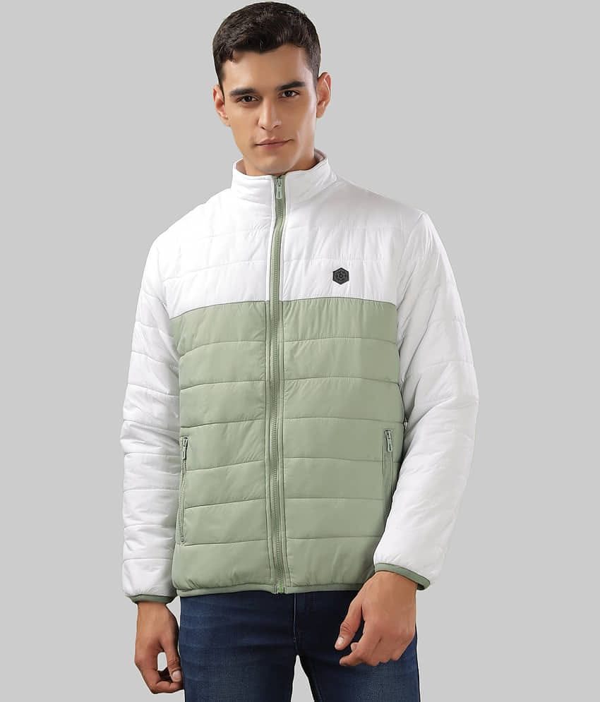 Dollar Nylon Men's Quilted & Bomber Jacket - Green ( Pack of 1 )