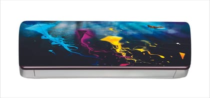 DreamKraft Decorative Multicolor Taxture with Dark Background AC Sticker (Multicolor PVC Vinyl, 30cm X 91cm)