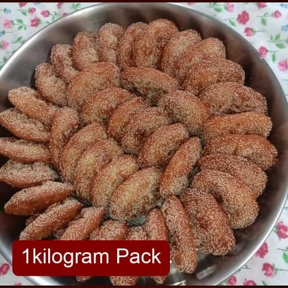 Samarth Anarse (1kg) | Fried in Refined Oil | Crispy Poppy Seed Sweet