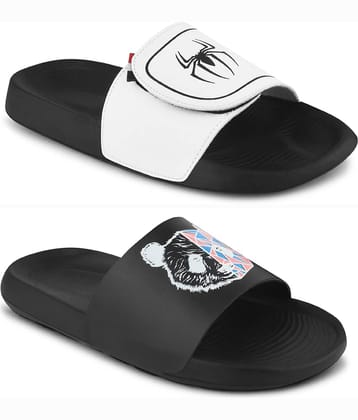 Q tick Grey Men's Slide Flip Flop