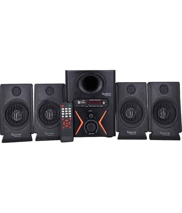 Znitax Series 4.1 80 W Bluetooth Speaker Bluetooth v5.0 with USB Playback Time 10 hrs Black