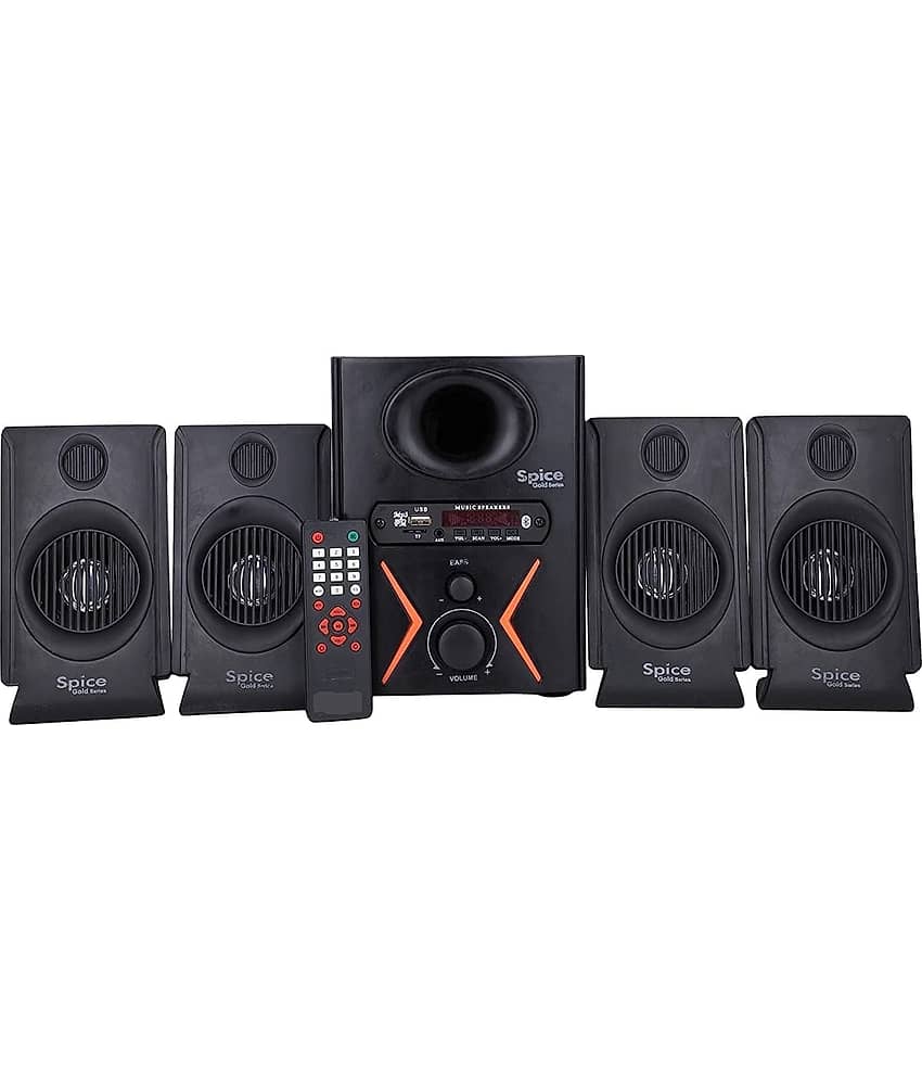 Znitax Series 4.1 80 W Bluetooth Speaker Bluetooth v5.0 with USB Playback Time 10 hrs Black