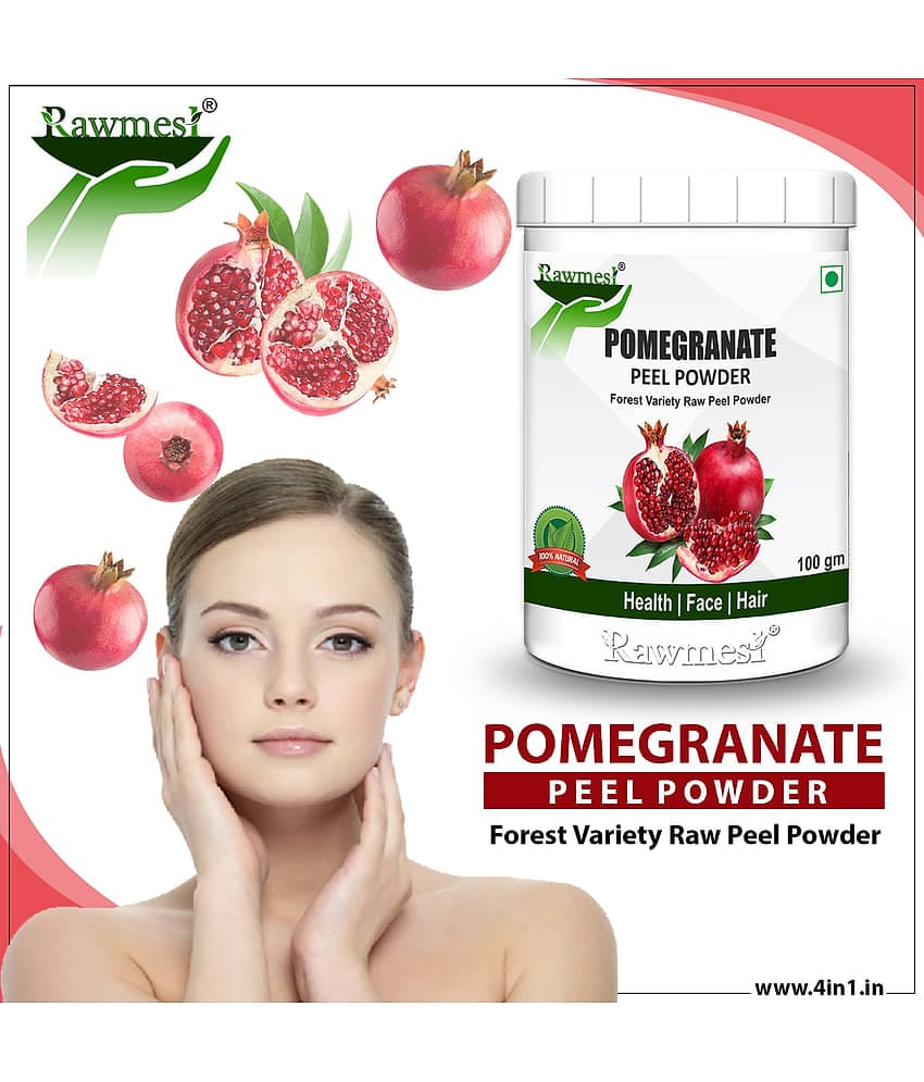 rawmest Pomegranate Peel Powder Cleanser 100 mL Pack of 3