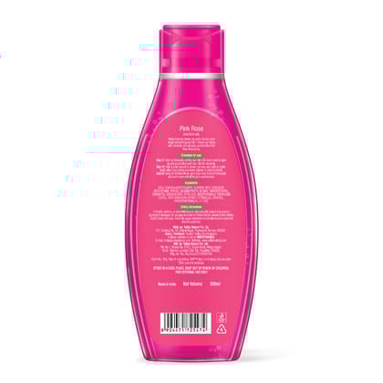 Yuthika Pink Rose Body Wash Shower Gel for Women and Men 250ml, Gentle Cleanser for All Skin Types