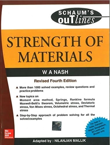 Schaum's Outline Series: Strength of Materials 4th Edition