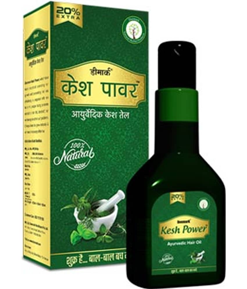 Deemark Kesh Power Hair Oil (Pack of 3, 360Ml.) - Long & Shiny Hair | Anti Hair Fall Control | Thick & Long Lasting Soft Hair
