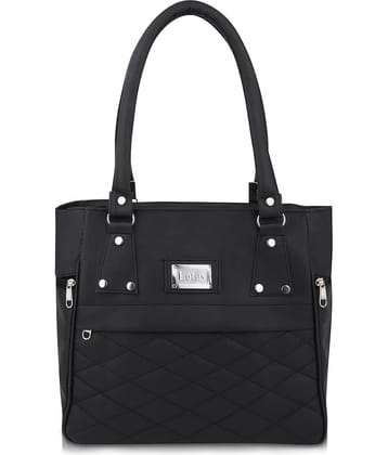 The monaina crapt Shoulder Bag PU Set of 1 ( Black )