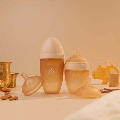 Laad Pyaar Baby Feeding Bottle and Nipple Combo