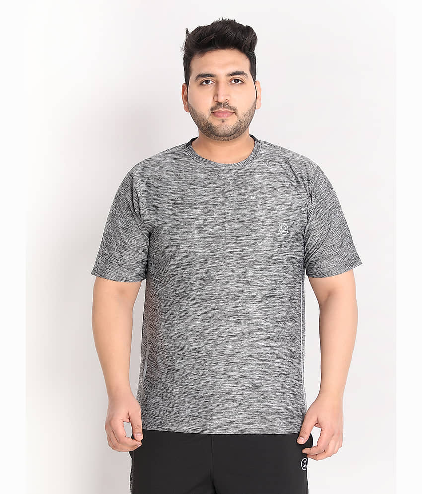 Chkokko - Grey Polyester Regular Fit Men's Sports T-Shirt ( Pack of 1 )