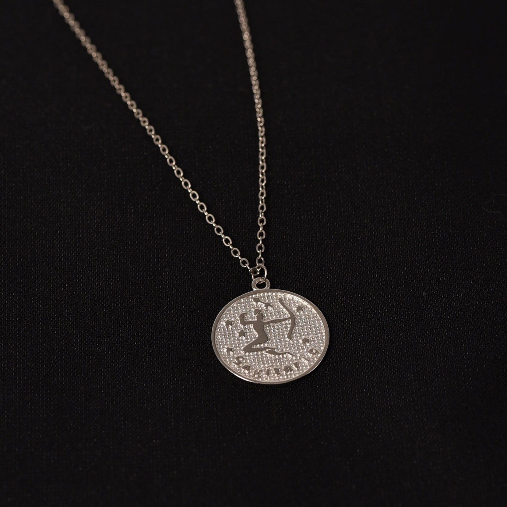 Sagittarius Zodiac Necklace-Horoscope Symbol