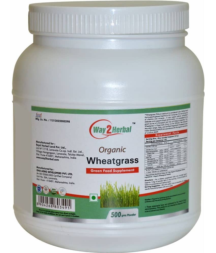 Way2Herbal Wheat Grass Powder 500 gm