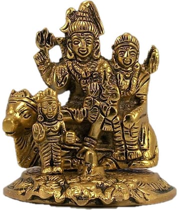 Neo Classic - Shiv Family Aluminium Idol