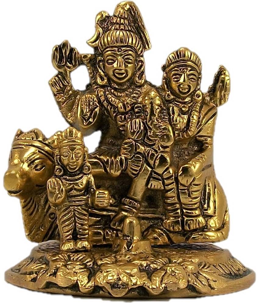 Neo Classic - Shiv Family Aluminium Idol
