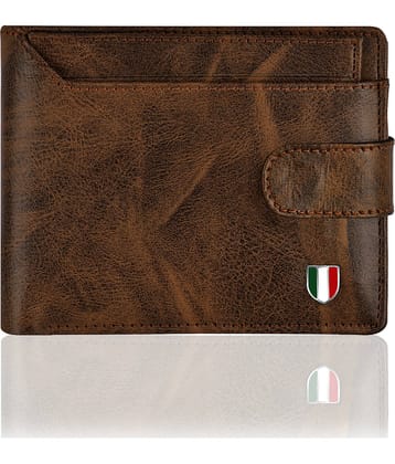 GIOVANNY - Multicolor Faux Leather Men's Two Fold Wallet ( Pack of 1 )
