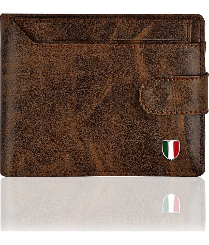 GIOVANNY - Multicolor Faux Leather Men's Two Fold Wallet ( Pack of 1 )