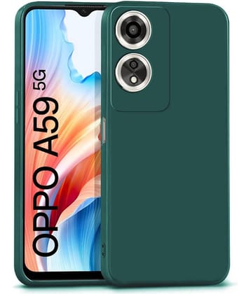 Case Vault Covers Silicon Soft cases Compatible For Silicon Oppo A59 5G ( Pack of 1 )