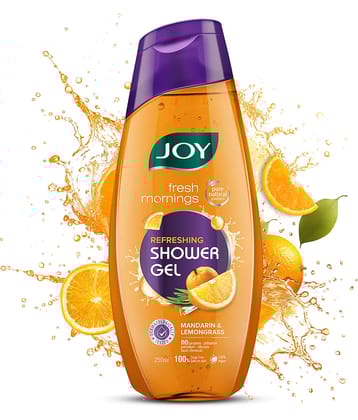 Joy Vitamin C Brightening Body Wash Radiance & Glow Paraben Free Suitable for All Skin Types 250ml (Pack of 1)