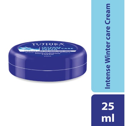 Yuthika Intense Winter Care Cream 25ml Pack of 6, Non Greasy Moisturizing Cream for Dry to Very Dry Skin