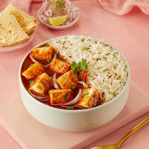 Paneer Tawa Rice Bowl.