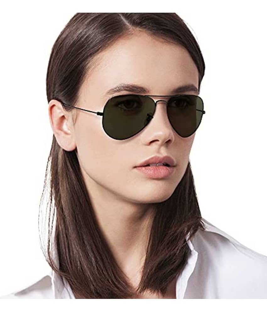 RESIST EYEWEAR Black Pilot Sunglasses ( Pack of 1 )