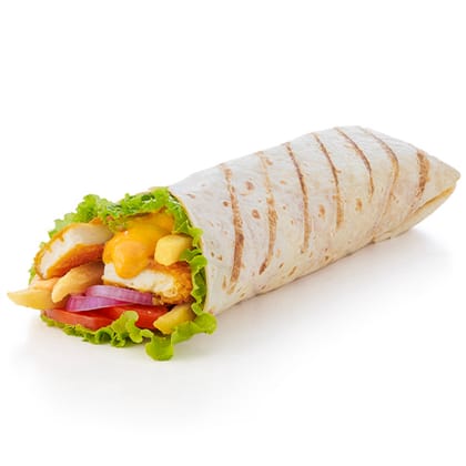 Hot paneer wrap