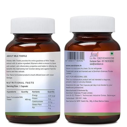 Nano Milk Thistle Tablets 60 Tablets