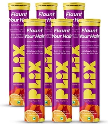 The Plant Fix Plix Heavenly Hair With Natural Biotin(6 x 15 Tablets)
