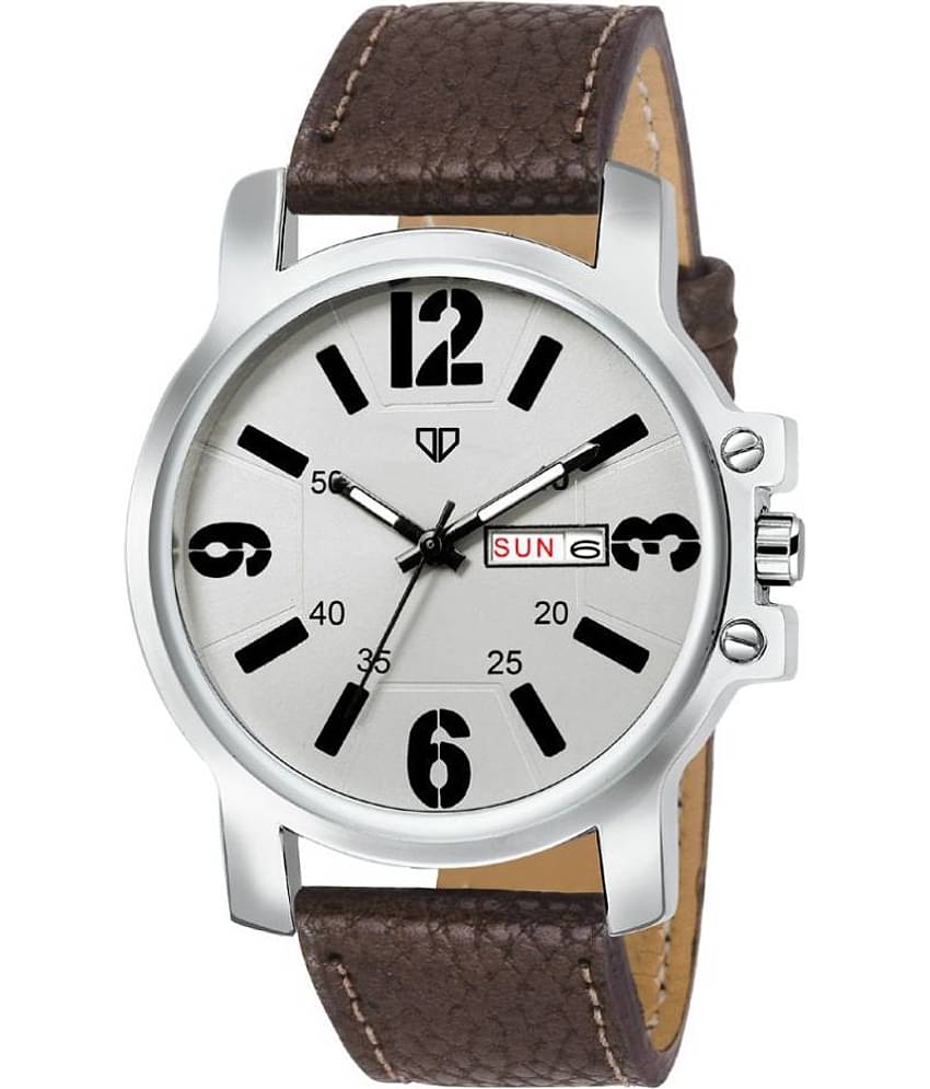 Walrus Day & Date Leather Analog Men's Watch