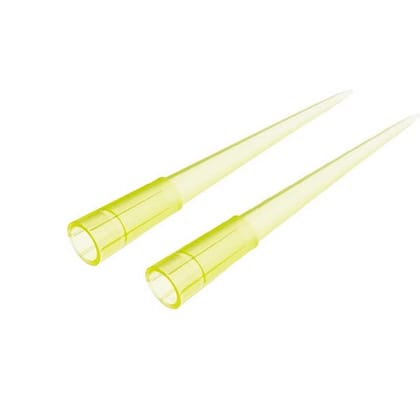Yellow White lips Gilson type 200ul  1 Box 1000 Pic