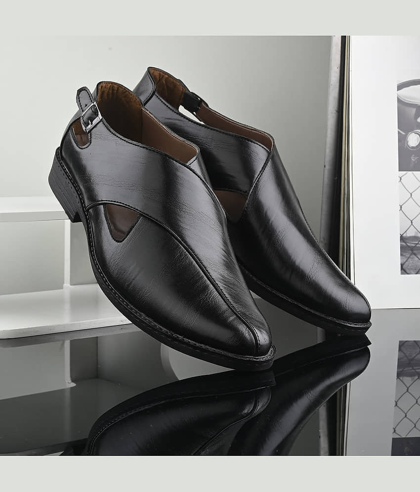 John Karsun Black Men's Mojaris