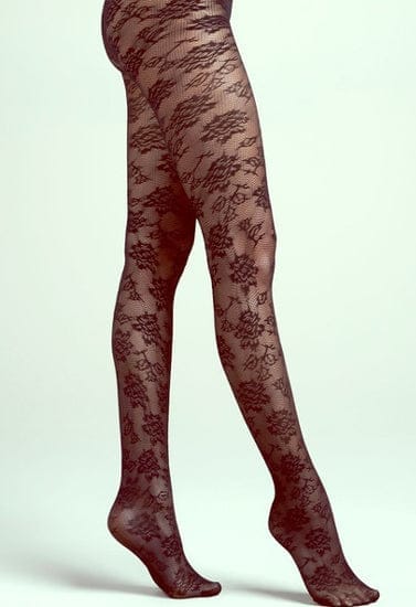 Ladies Off Black Lace Pantyhose